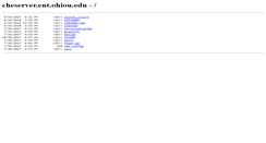 Desktop Screenshot of cheserver.ent.ohiou.edu
